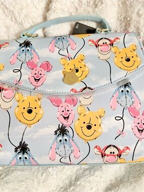 Loungefly Winnie the Pooh Balloon Print Satchel Bag